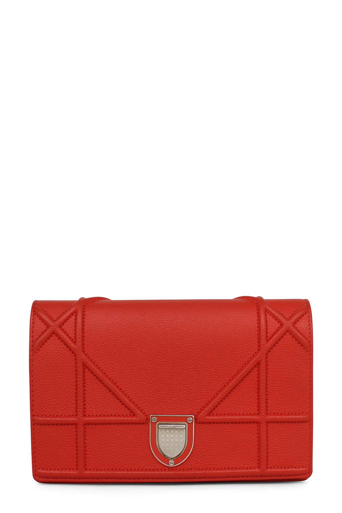 Diorama Wallet on Chain Red - Dior