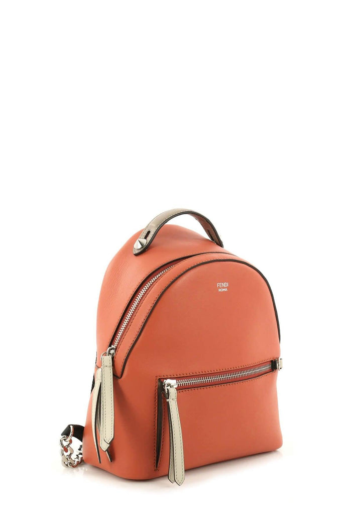 Mini By The Way Backpack Orange - FENDI