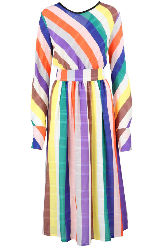 Colour by Numbers Midi Dress - Ghospell
