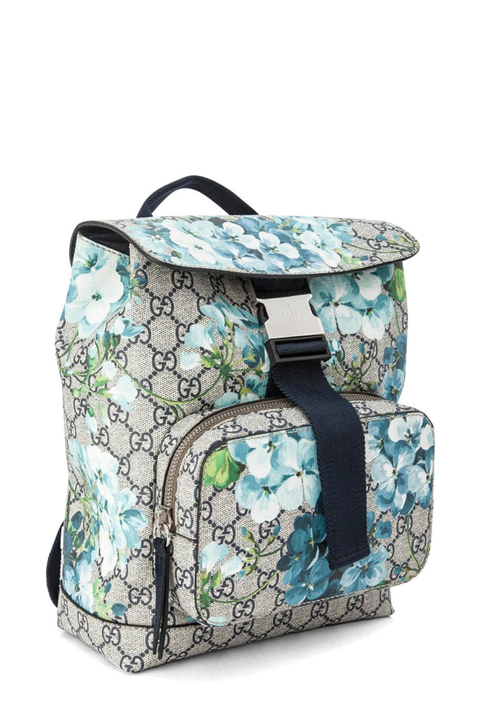 GG Supreme Backpack Blue Blooms - GUCCI