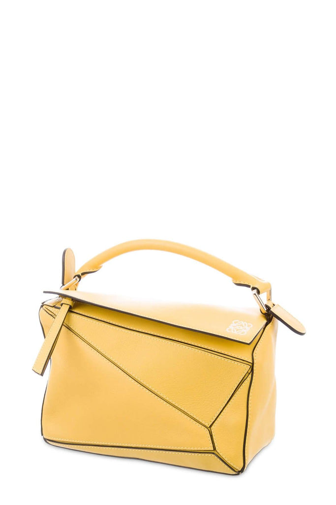 Small Puzzle Bag Yellow - LOEWE