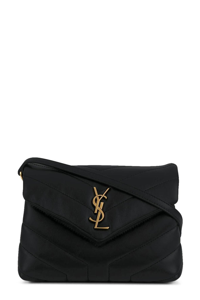 Loulou Toy Bag Black with Gold Hardware - SAINT LAURENT