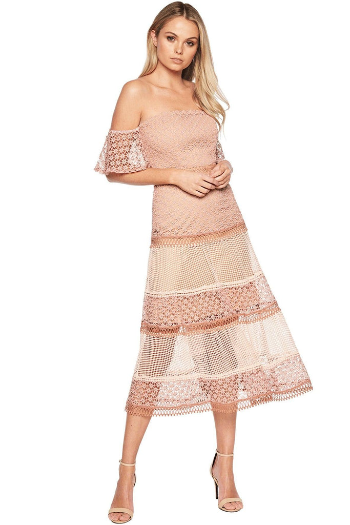 Womens Lace Off-The-Shoulder Party - Bardot