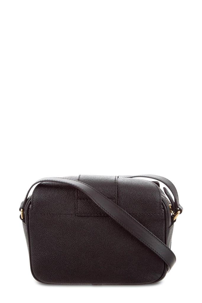 Small Buckle Crossbody Bag Black Pebbled - BURBERRY