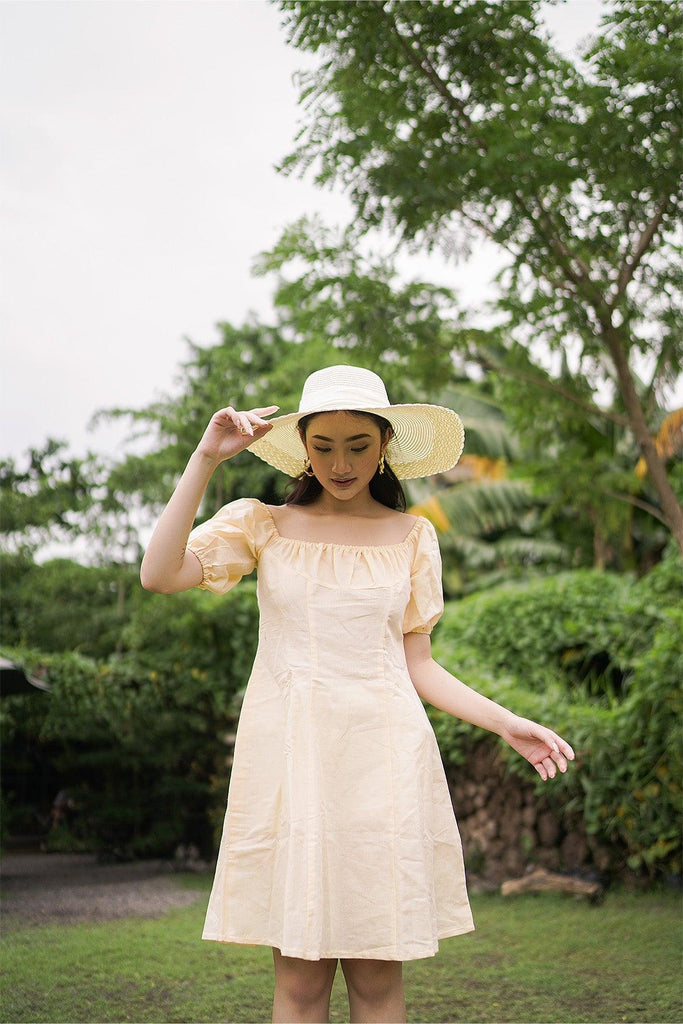 Capri Dress In Daffodil - Earthling Studio