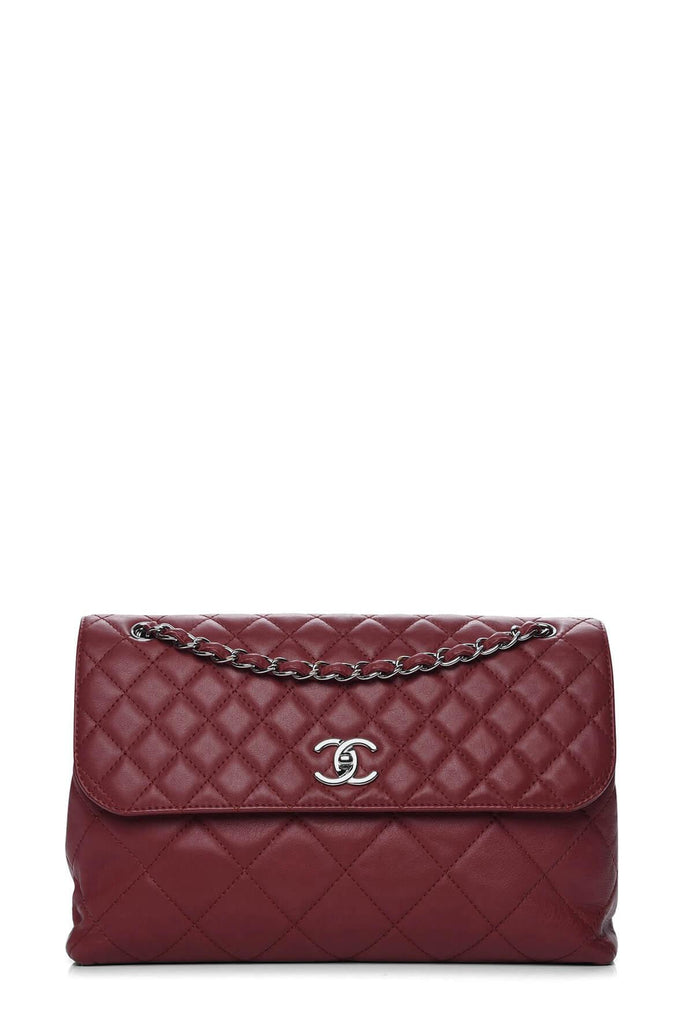 In The Business Flap Bag Dark Red - CHANEL