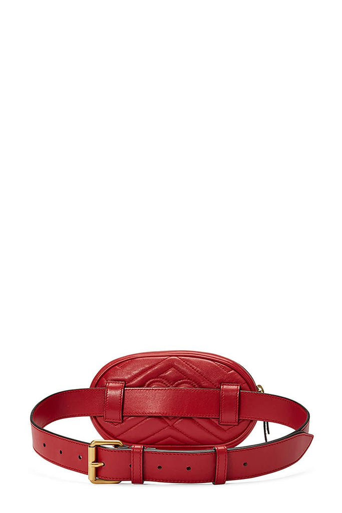 GG Marmont Matelasse Belt Bag Red 75 - GUCCI