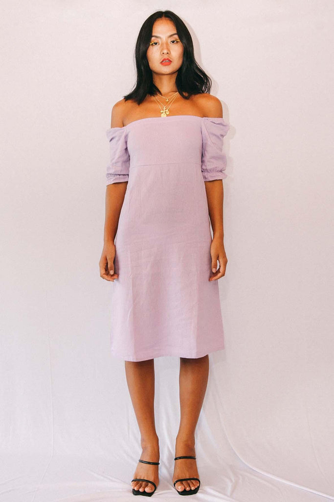 Jane Dress In Berry - STAIN