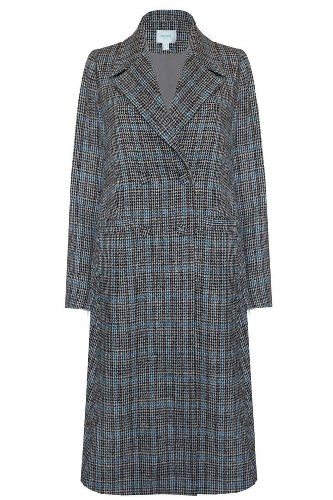 Ainsley Coat with Pleated Sides - Jovonna