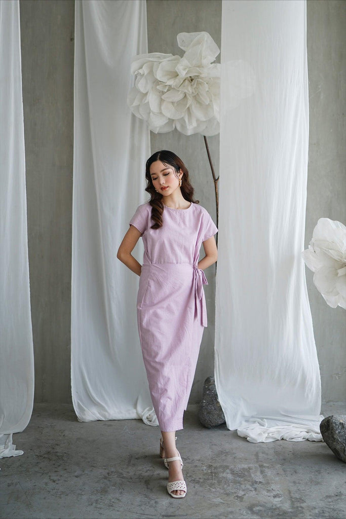 Karina Dress In Lilac - Earthling Studio