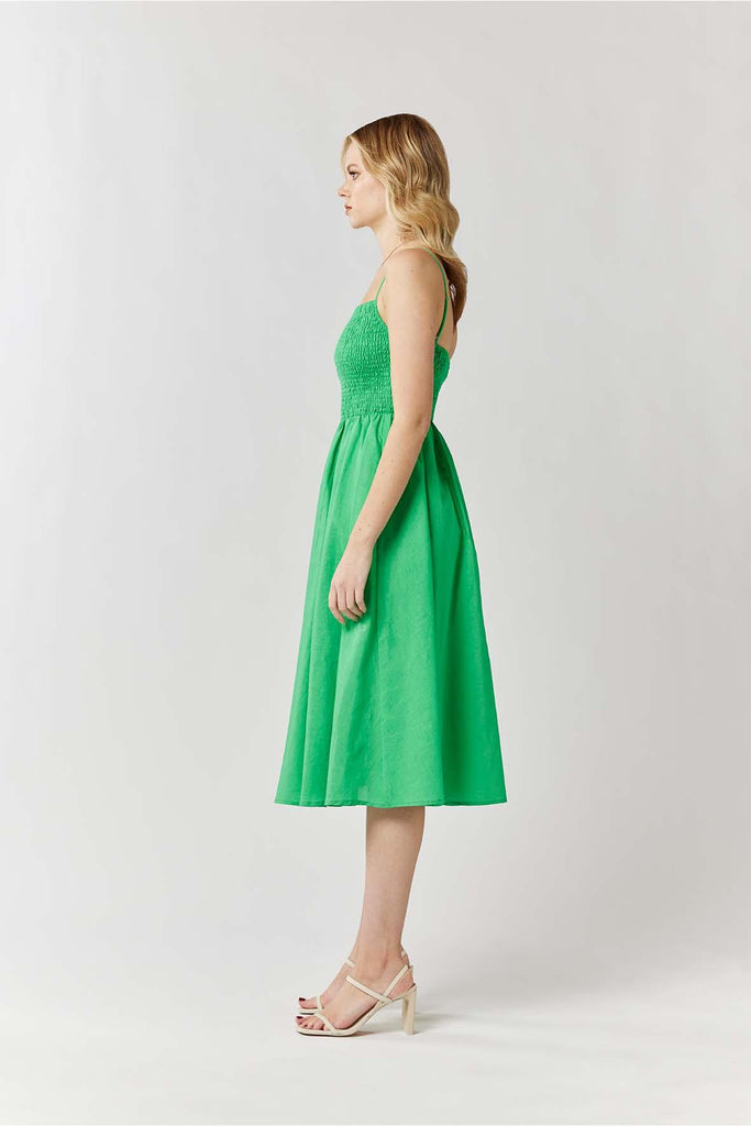 Stillwater Dress In Green - MVN