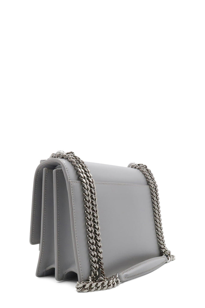 Medium Sunset Bag with Silver Hardware Grey - Saint Laurent