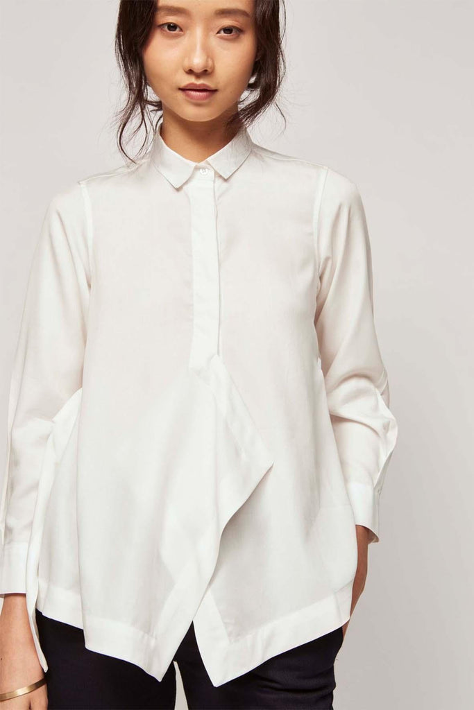 Prism Shirt In Natural White - SHIRT NUMBER WHITE