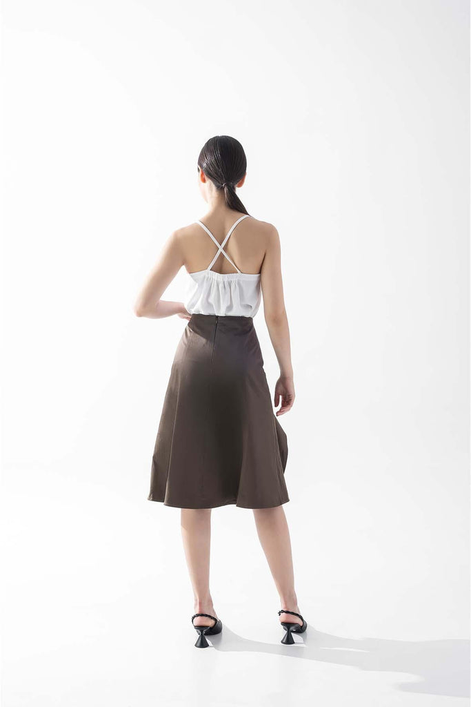 Side Ruffle Skirt - CAELI ECO LUXE