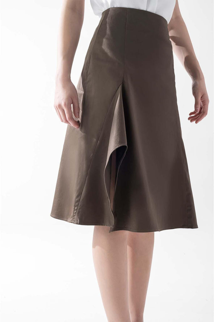 Side Ruffle Skirt - CAELI ECO LUXE