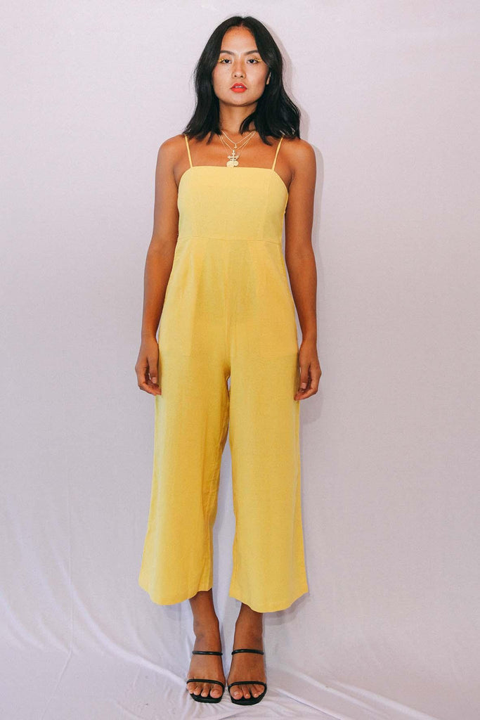 Tango Jumpsuit In Banana - STAIN