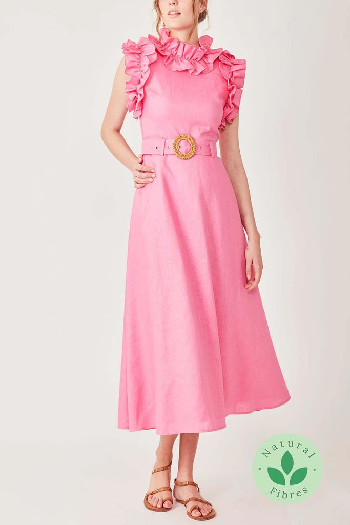 Sedgwick Dress in Azalea Pink - Torannce