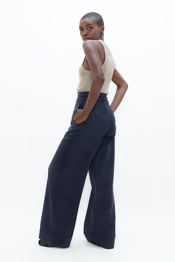 Florence Organic Cotton Pants in Summer Night - 1 People