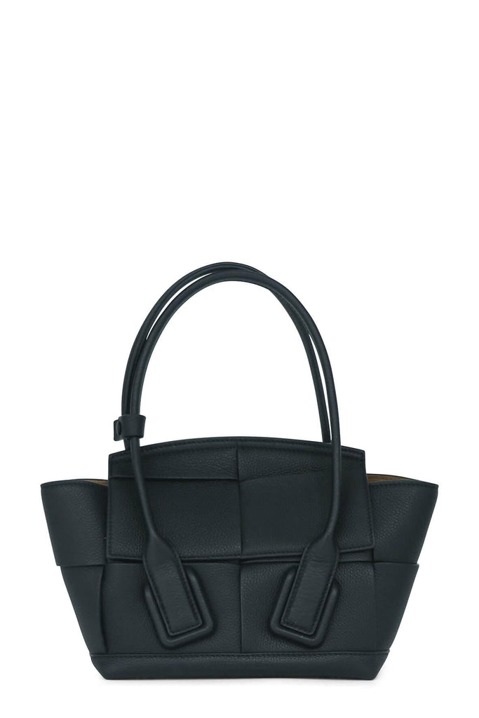 Mini Arco Top Handle Bag Black - BOTTEGA VENETA