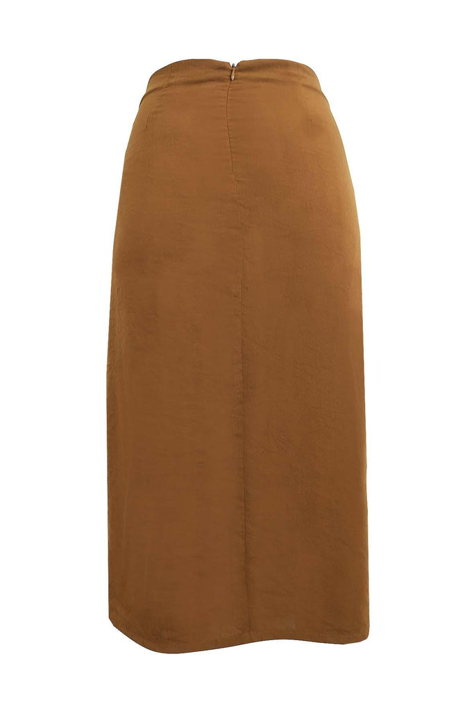 Caramel Brown Skirt - J.O.A.