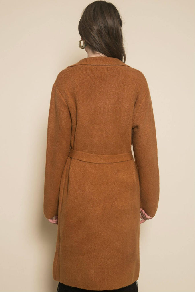 Long Brown Coat - Compania Fantastica