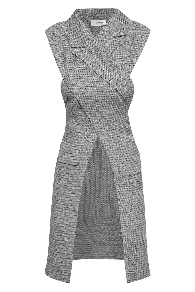 Grey Benedith Vest - Day and Night