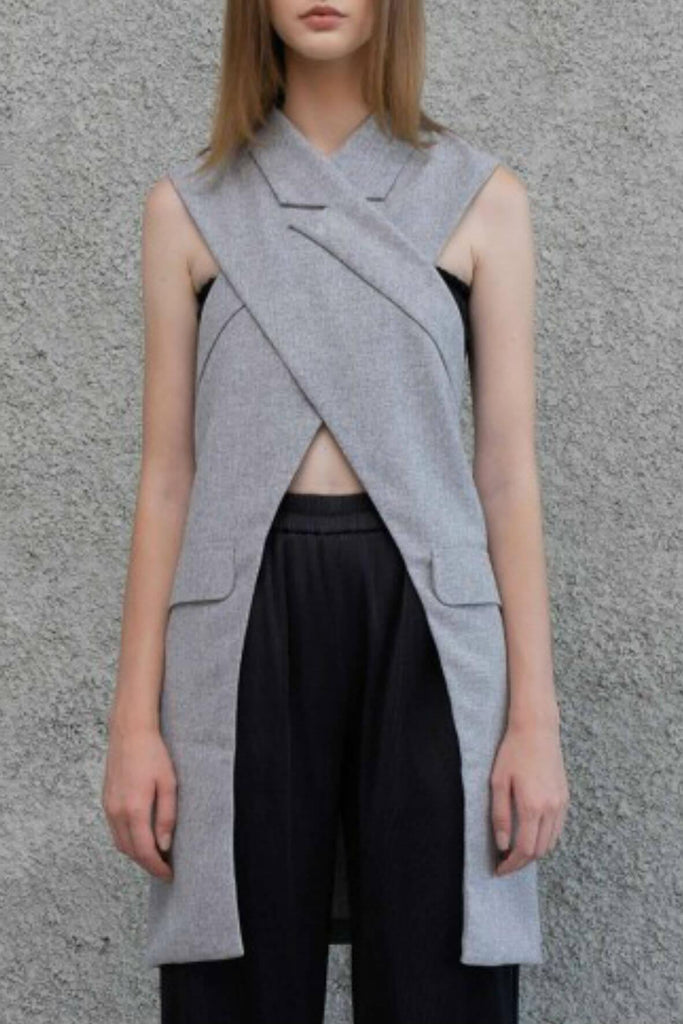 Grey Benedith Vest - Day and Night
