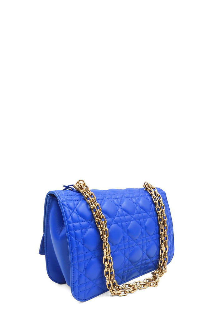 Quilted Dioraddict Flap Bag Blue - DIOR