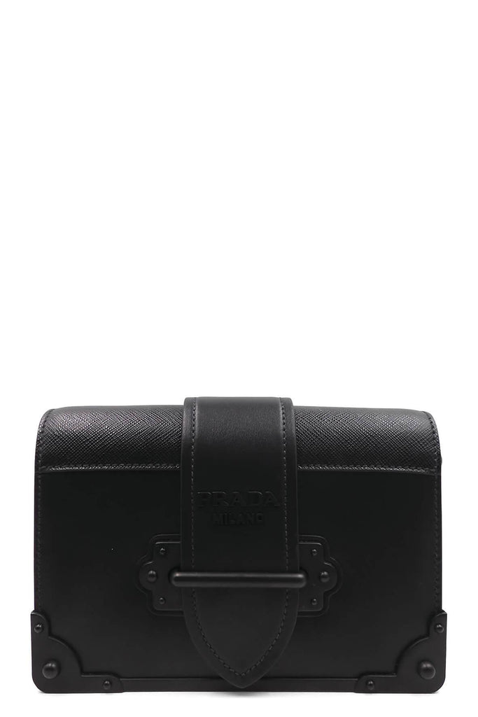 Small Cahier Shoulder Bag	Black - PRADA
