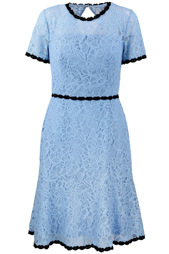 Hilda Woven Lace Trumpet Dress - Adelyn Rae