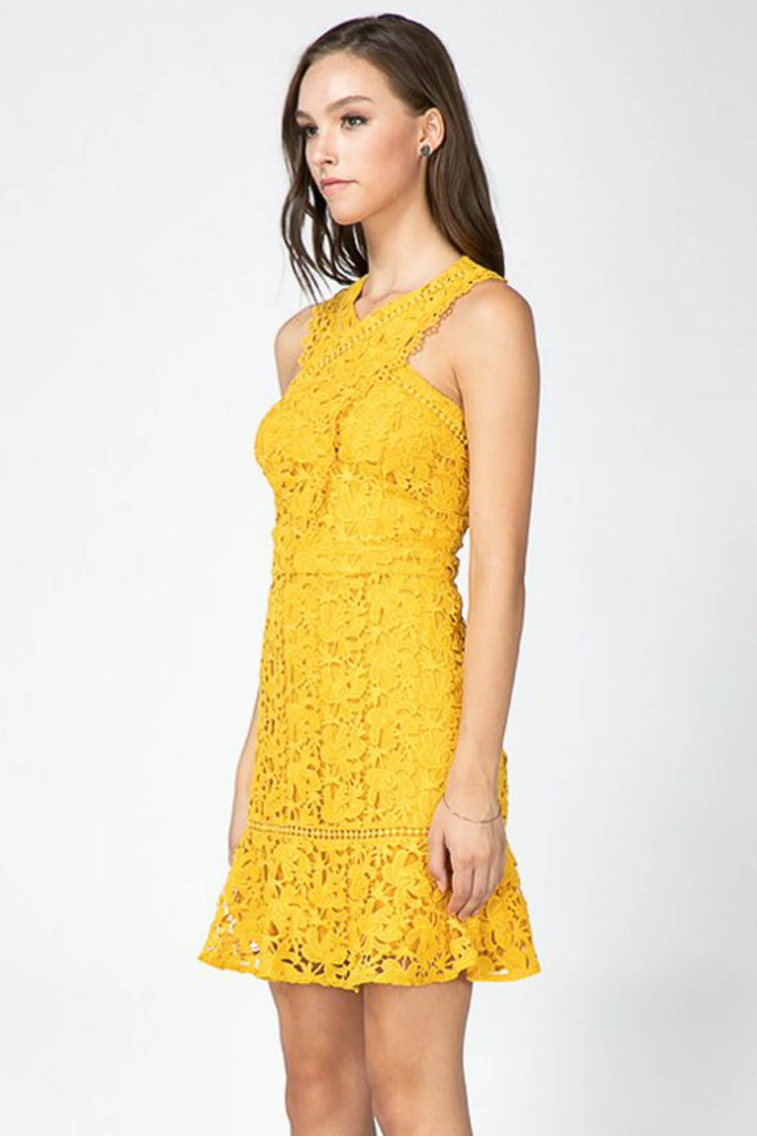Jessie Woven Lace Dress - Adelyn Rae
