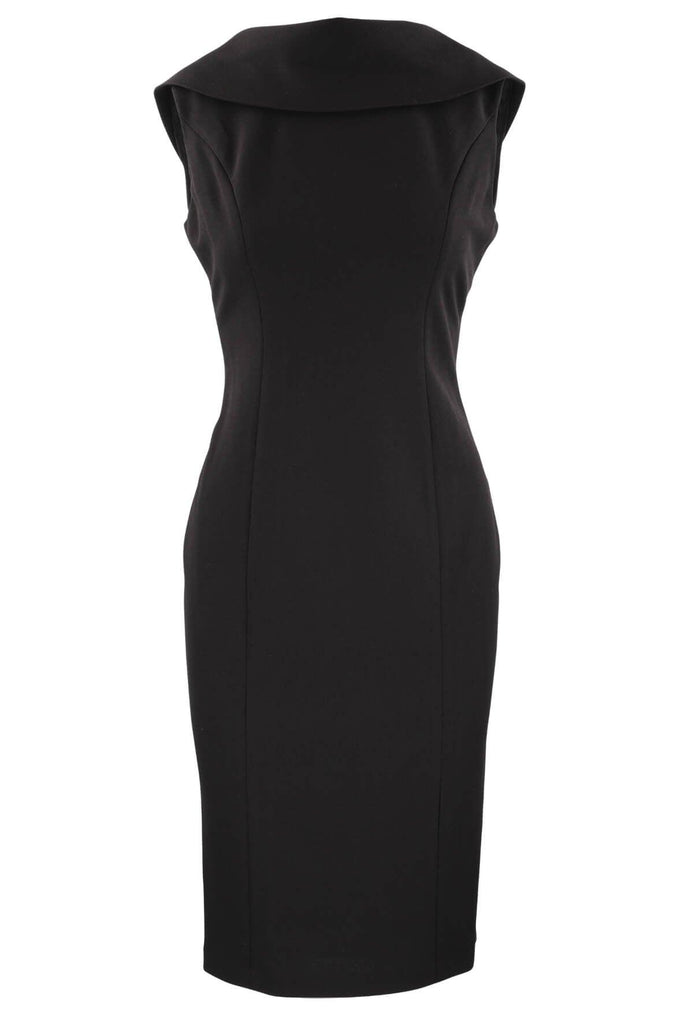 Roll Neck Sheath with V Back - Adrianna Papell