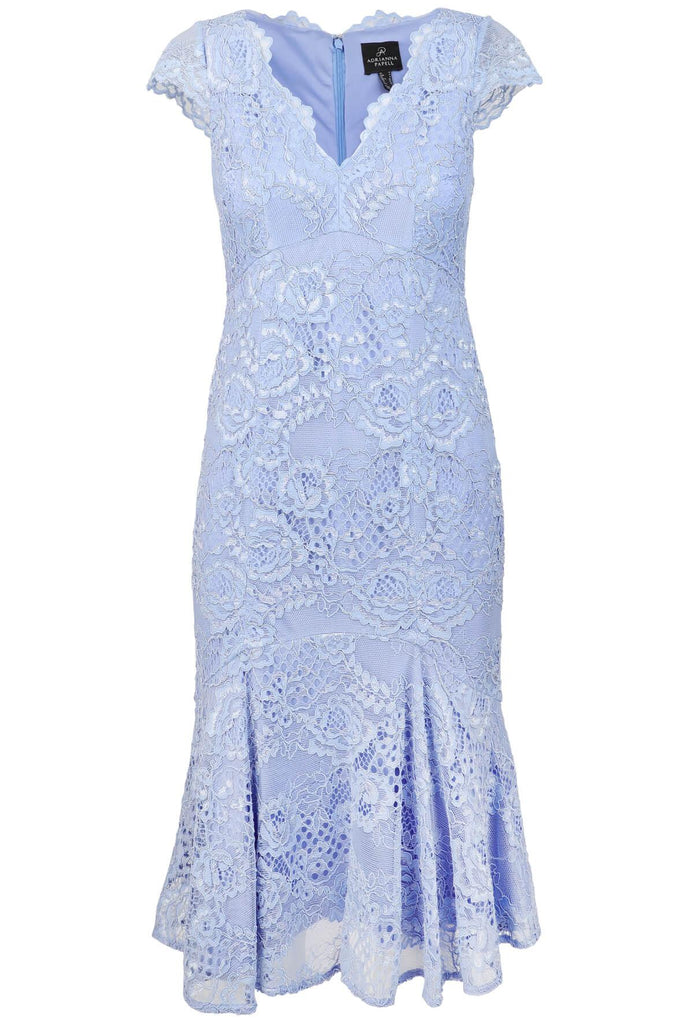 Short Lace Dress - Adrianna Papell