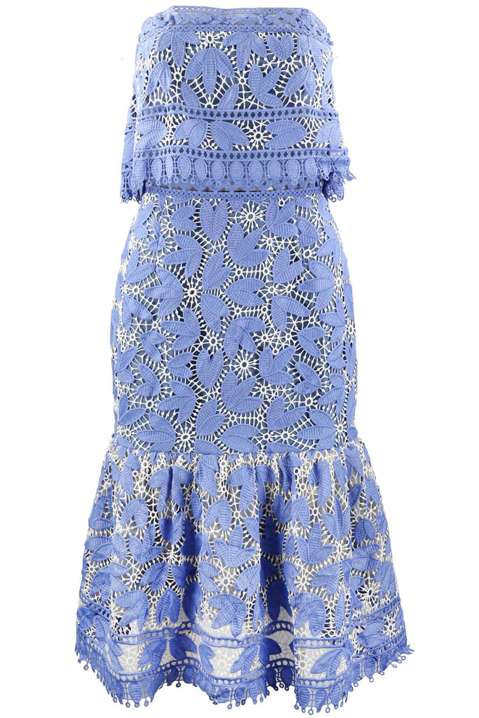 Marianna Embroidered Bustier Dress - Aijek