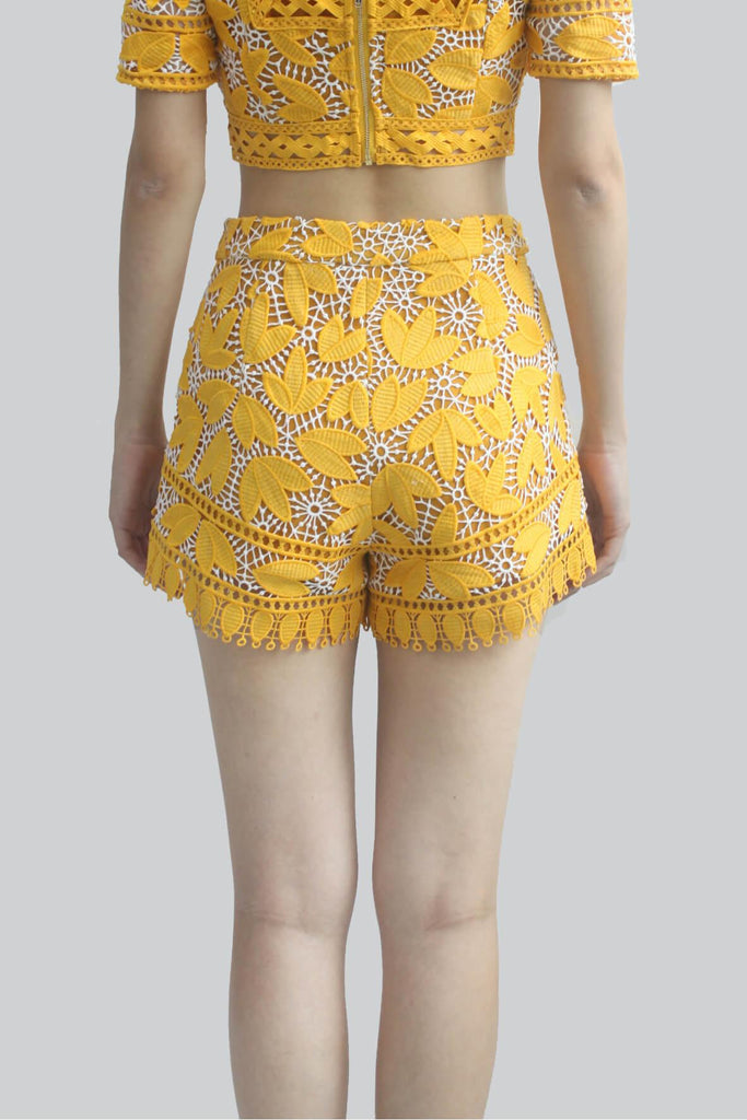 Marianna Embroidered Shorts - Aijek