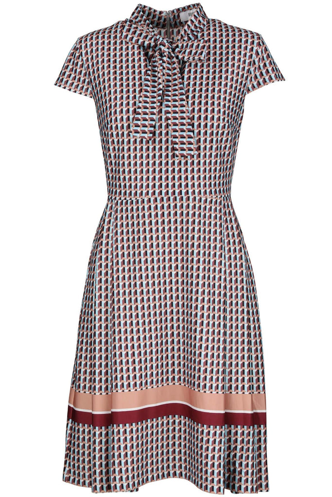 Delores Fit and Flare Necktie Dress - Alexia Admor