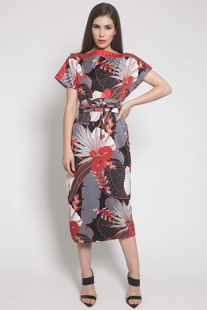 Tropical Garden Kimono Dress - Ans.Ein