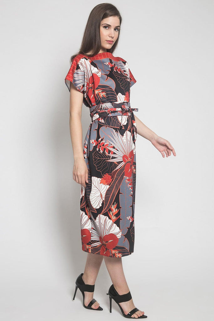Tropical Garden Kimono Dress - Ans.Ein