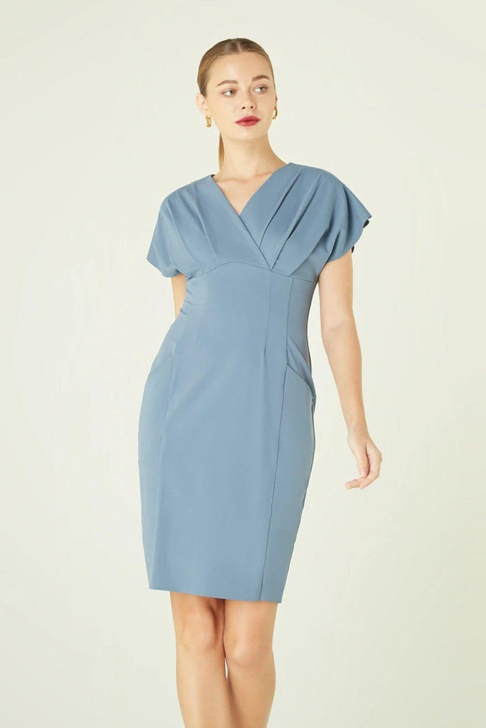 Flow Dress in Dove Blue - As Intended