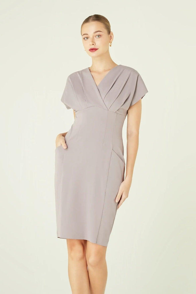 Flow Dress in Lavender Grey - As Intended
