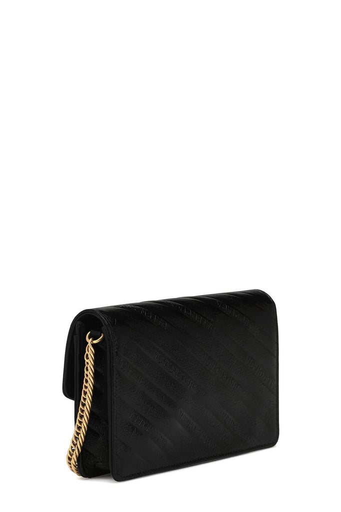 BB Wallet On Chain Black with Gold Hardware - Balenciaga