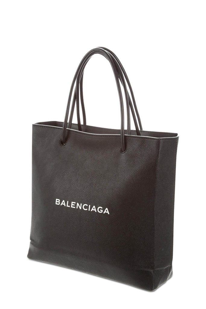 Logo Shopping Bag S Black - BALENCIAGA