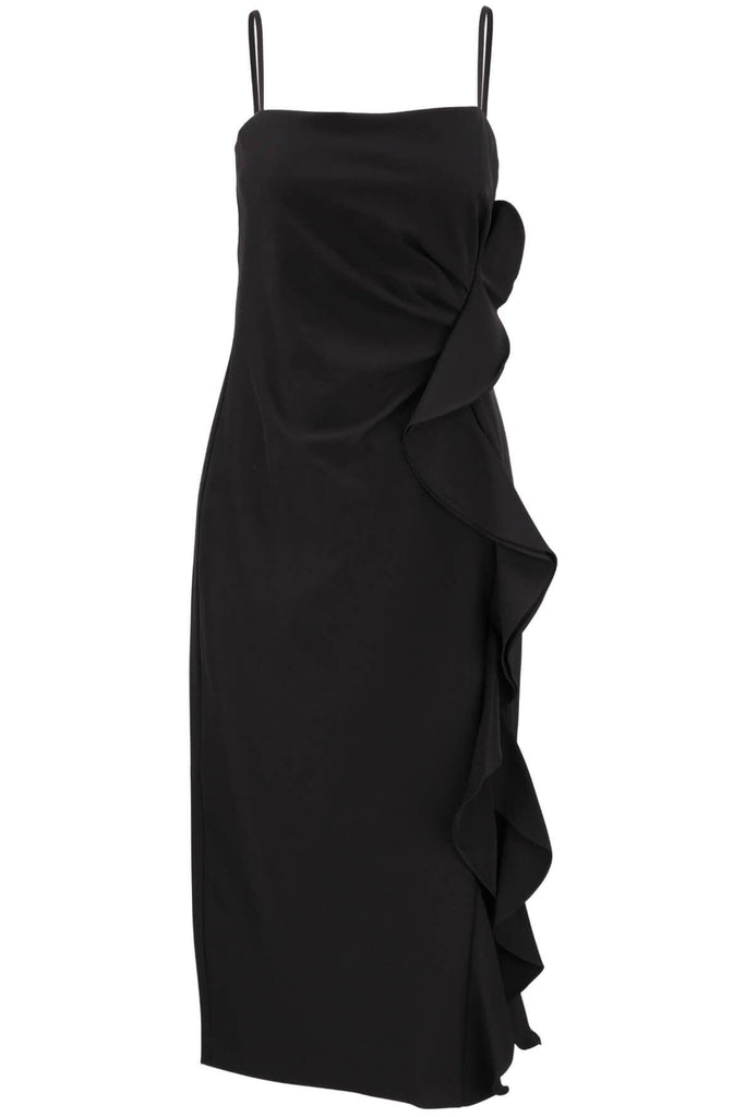 Rona Midi Dress Black - Bardot