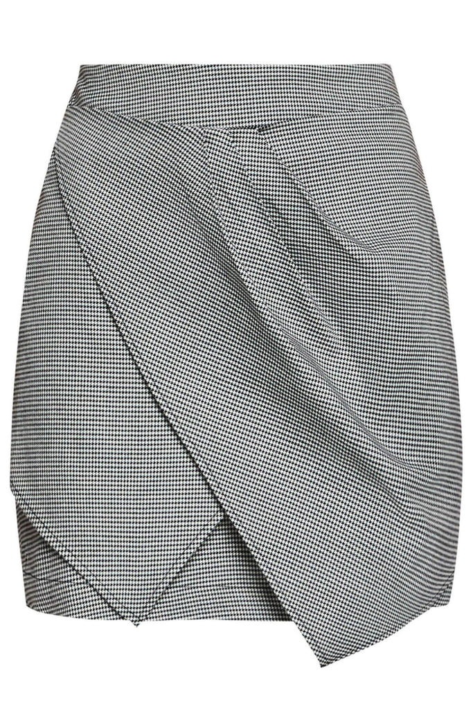 Asymmetrical Houndstooth Mini Skirt - Bcbgeneration