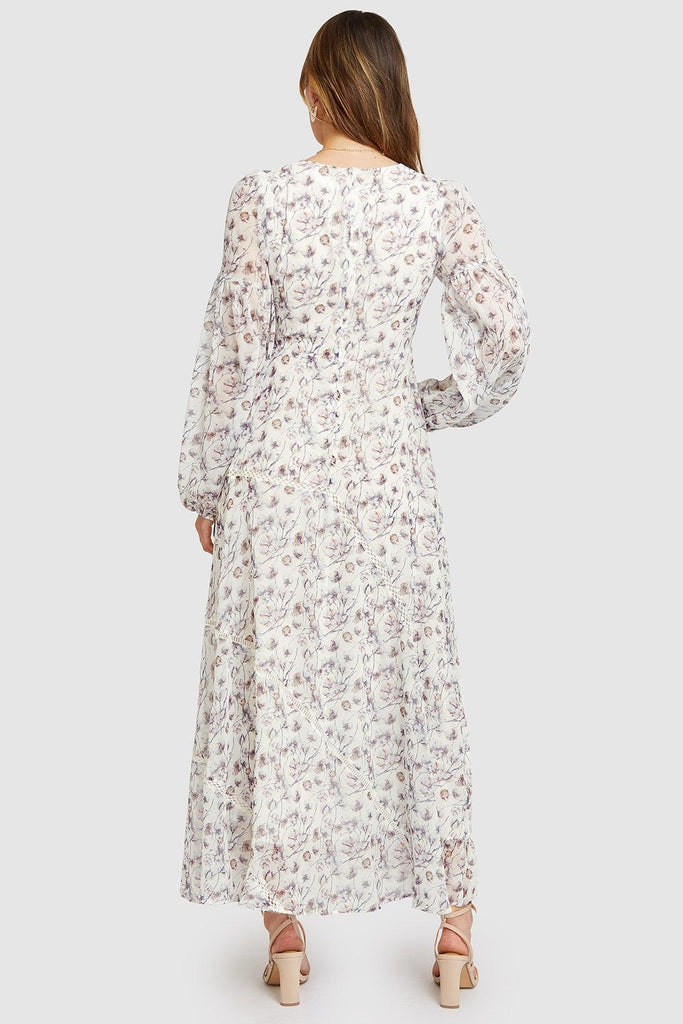 In Your Dreams Maxi Dress in White - Belle & Bloom