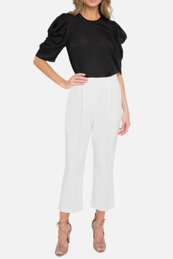 White Pants With Pockets - Black Halo