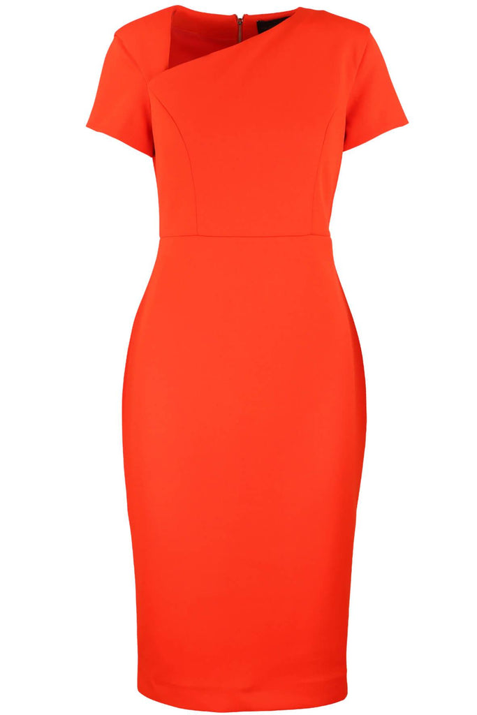 Minimal Dress Orange - Bless'Ed