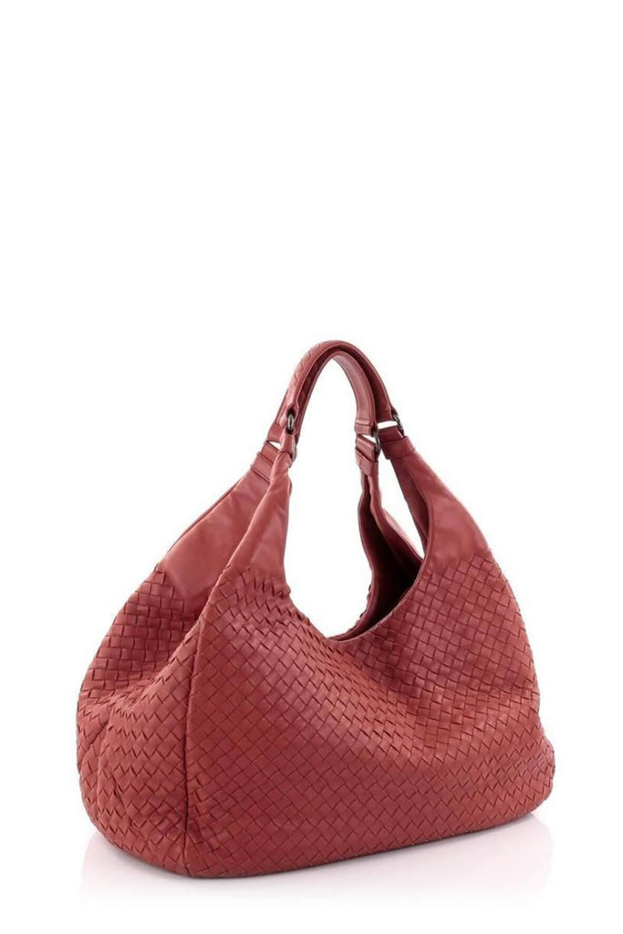Medium Campana Intrecciato Bag Brick Red - Bottega Veneta