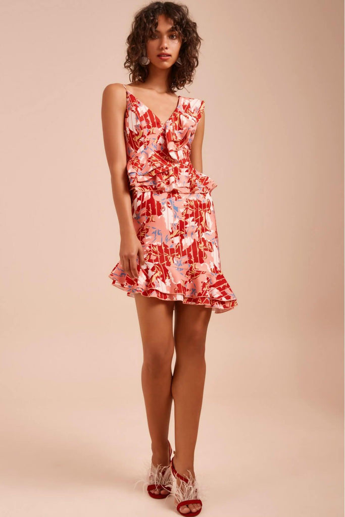 Entice Sherbet Short Sleeved Dress - C/Meo Collective
