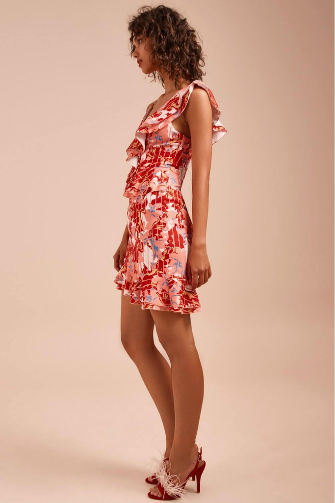 Entice Sherbet Short Sleeved Dress - C/Meo Collective